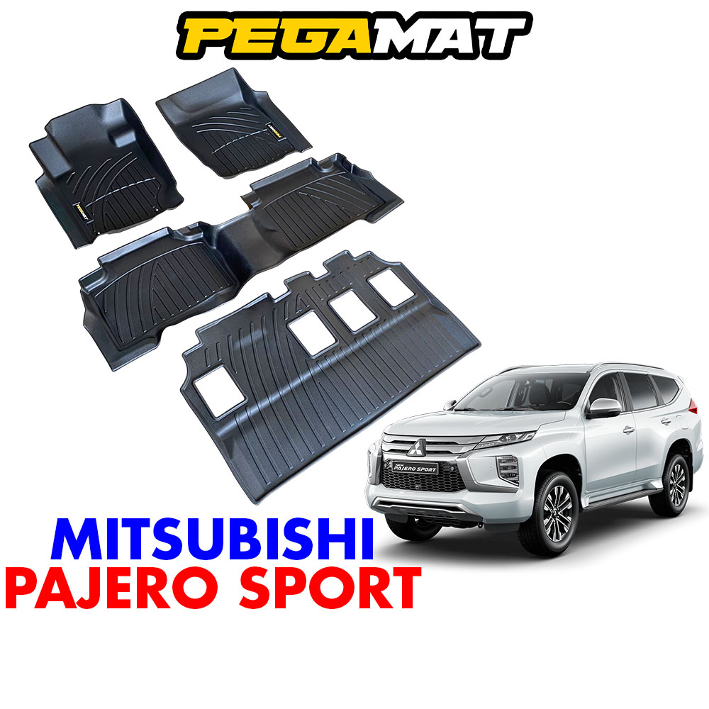 Thảm lót sàn PEGAMAT cho xe MITSUBISHI PAJERO SPORT thế hệ thứ 3